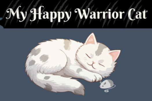 Exciting News: Follow My Happy Warrior Cat on Social Media!