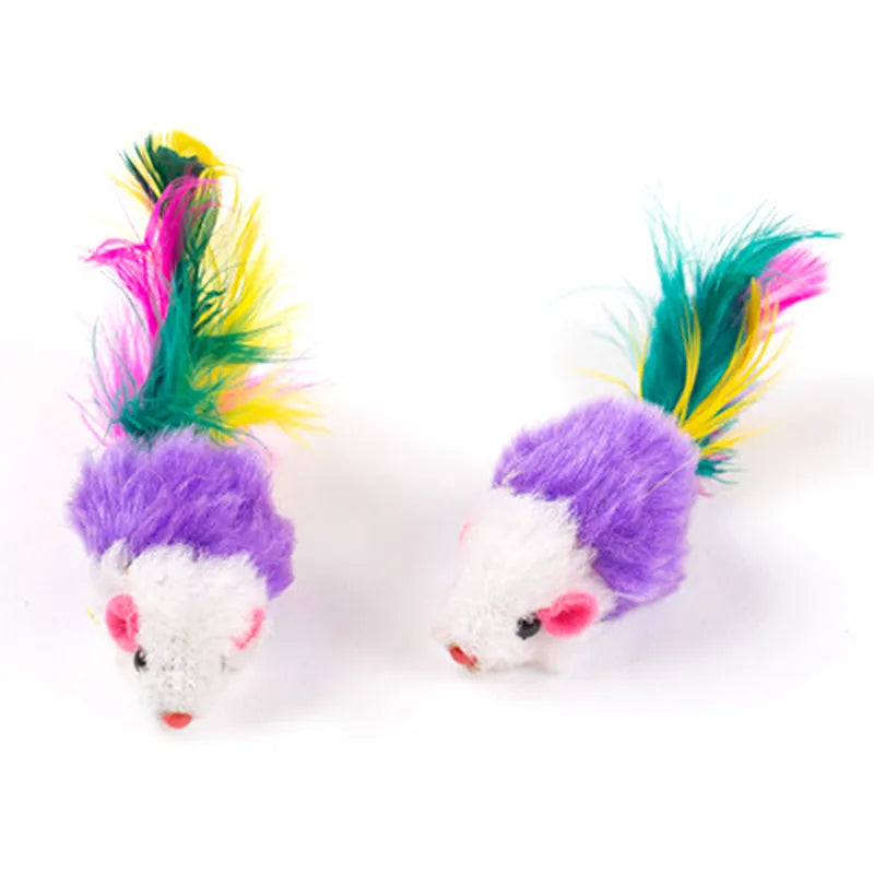 Mini Soft Fleece Mouse Cat Toys