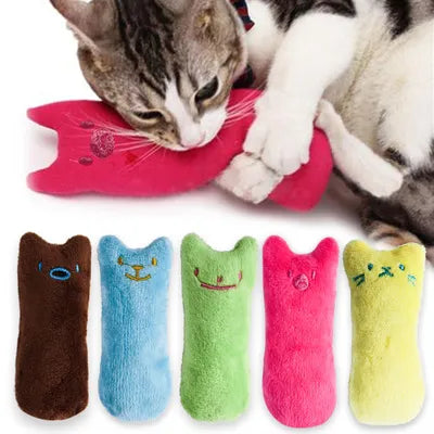 Plush Catnip Toys - Interactive Chew Toy for Cats