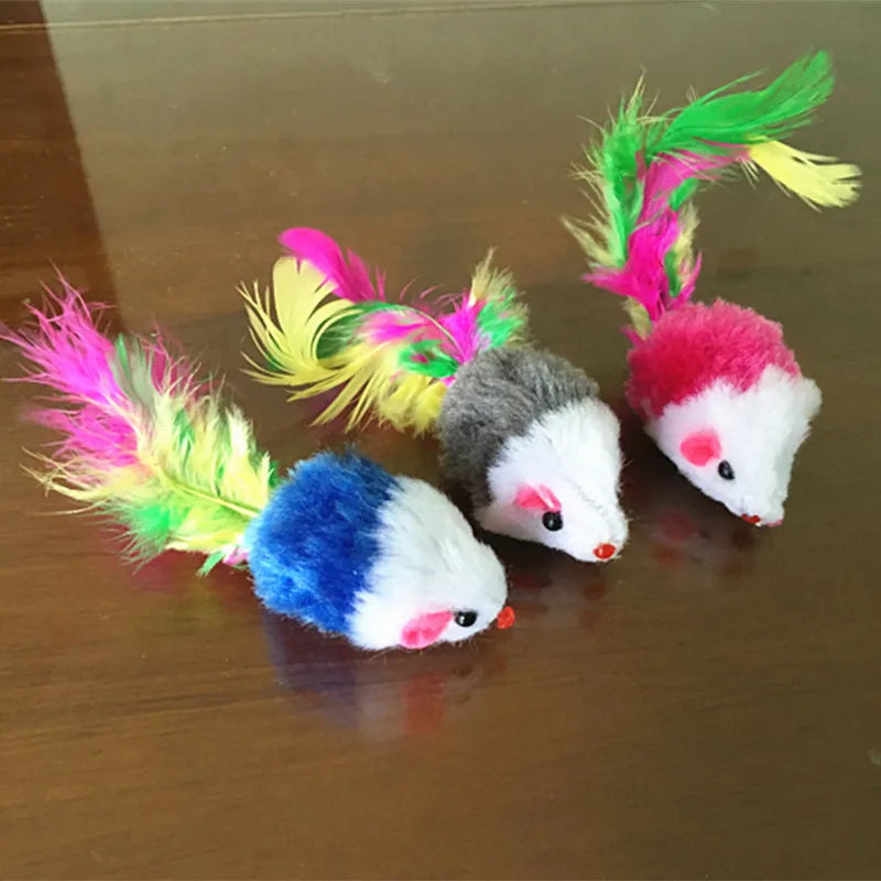 Mini Soft Fleece Mouse Cat Toys