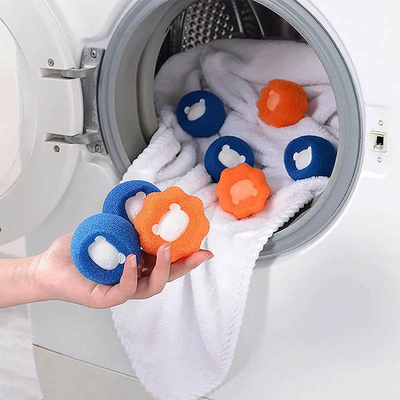 Reusable Pet Hair Remover Balls - Laundry Lint Catcher