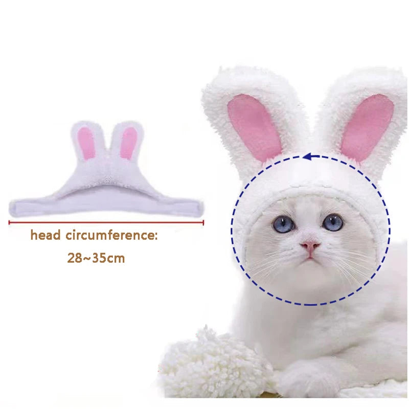 CDDMPET Funny Cat Rabbit Ears Cap