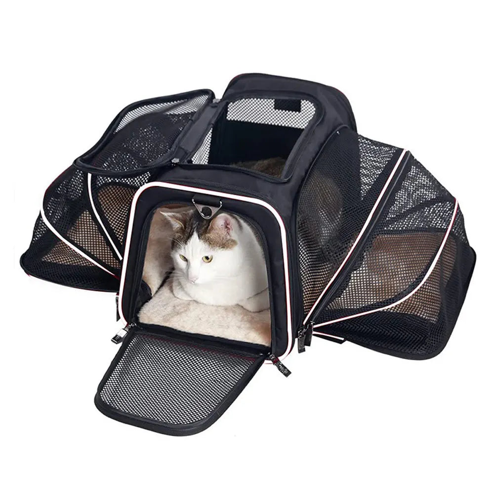 Pet Carrier Bag - Spacious, Durable, and Comfortable Travel for Cats and Dogs