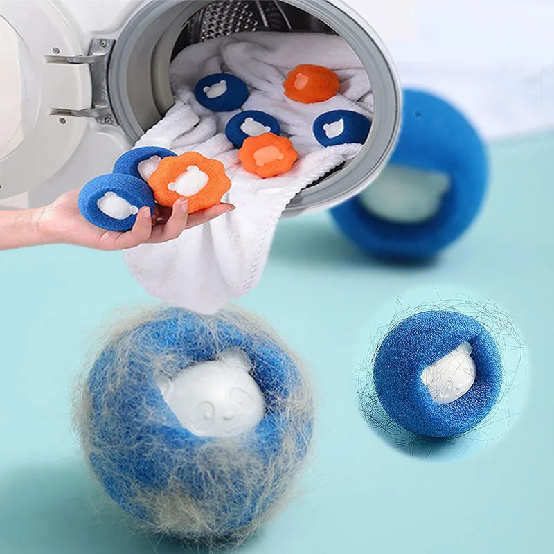 Reusable Pet Hair Remover Balls - Laundry Lint Catcher