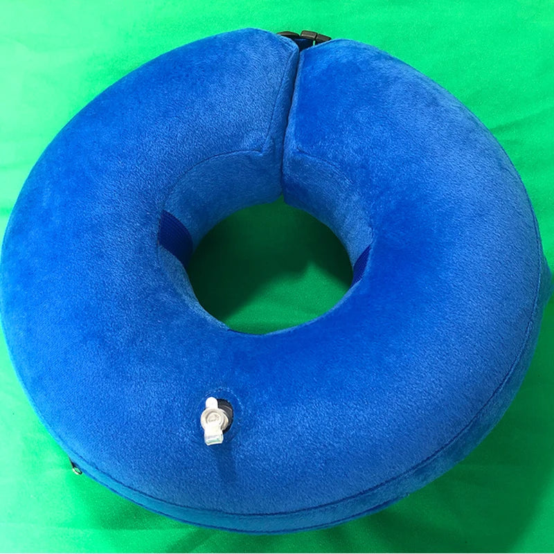 Inflatable Elizabethan Collar - Anti-Bite Recovery Protection for Dogs and Cats