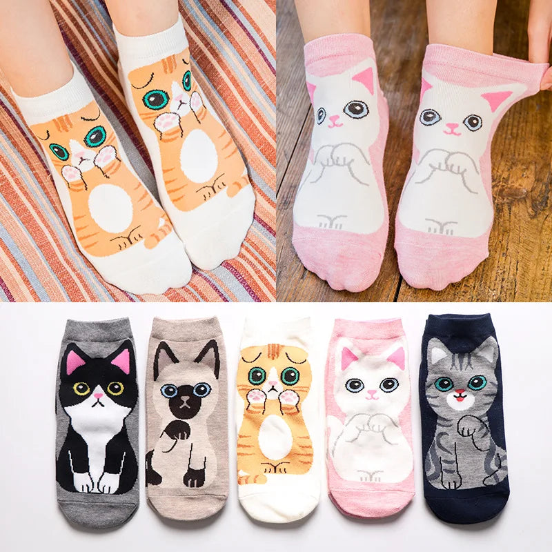 Cute Cat Socks - 25 Patterns