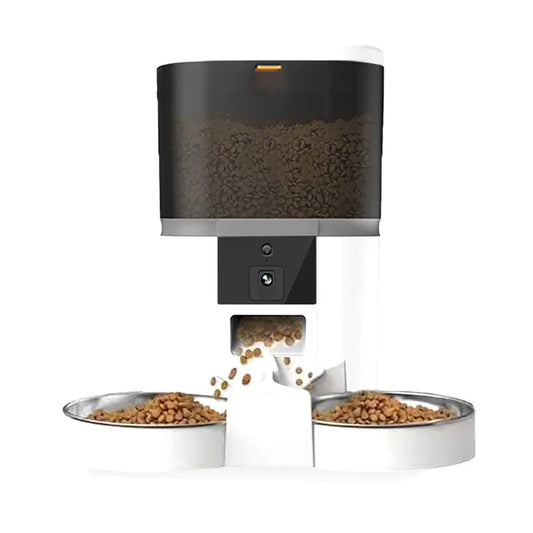 Automatic Pet Feeder Cat And Dog Food Dispenser With HD Camera 4L