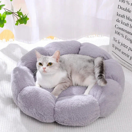 Flower-Shaped Dog & Cat Bed