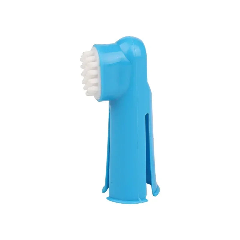 Super Soft Pet Finger Toothbrush - Tartar & Bad Breath Solution for Dogs & Cats | Silica Gel, 1/3 Pcs