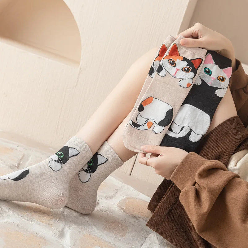 Cute Cat Socks - 25 Patterns