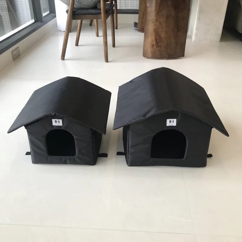 Waterproof Outdoor Pet House – Cozy Tent Cabin for Cats and Small Dogs