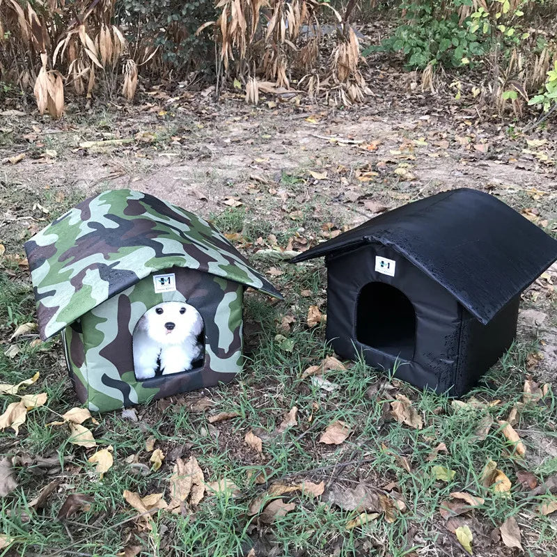 Waterproof Outdoor Pet House – Cozy Tent Cabin for Cats and Small Dogs