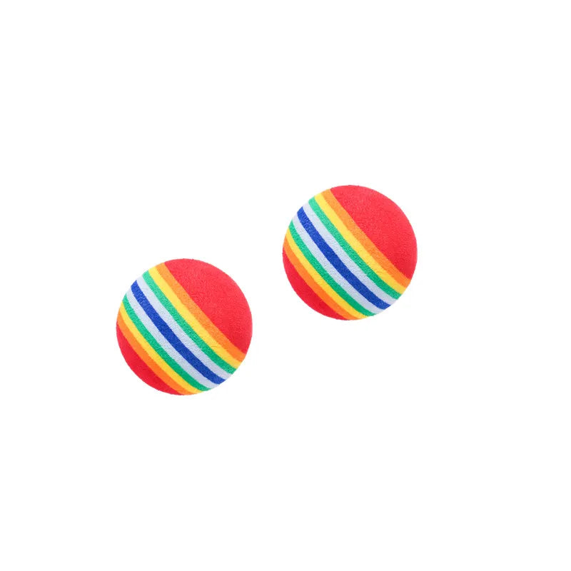 Rainbow Cat Toy Ball