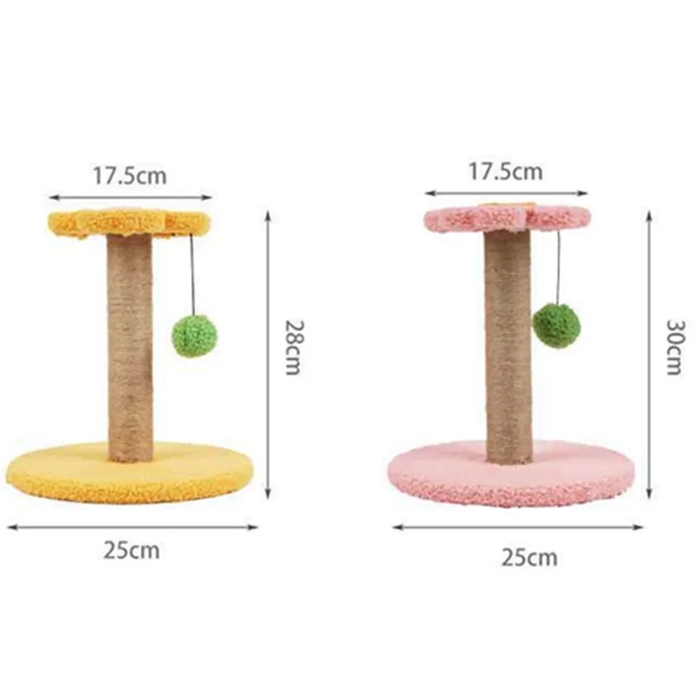 Sisal Cat Tree with Scratching Post - Interactive Kitten Playground and Sofa Protector