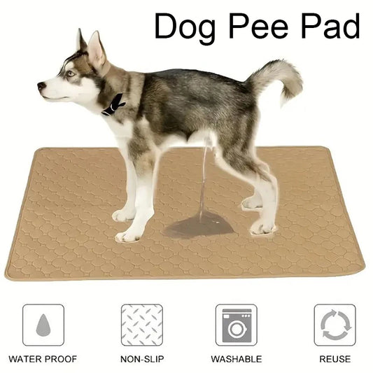 Dog Pee Pad Blanket Reusable Absorbent Washable Puppy Training Pad