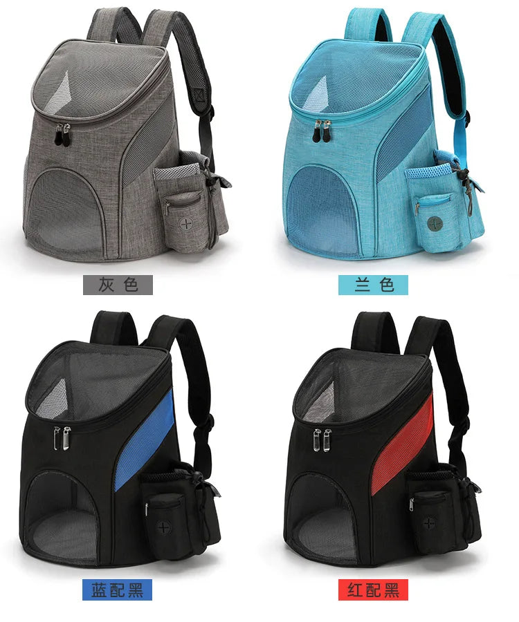Portable Collapsible Pet Carrier Backpack: Breathable Design